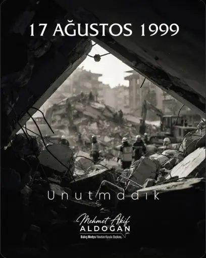 17 Ağustos anma paylaşımı