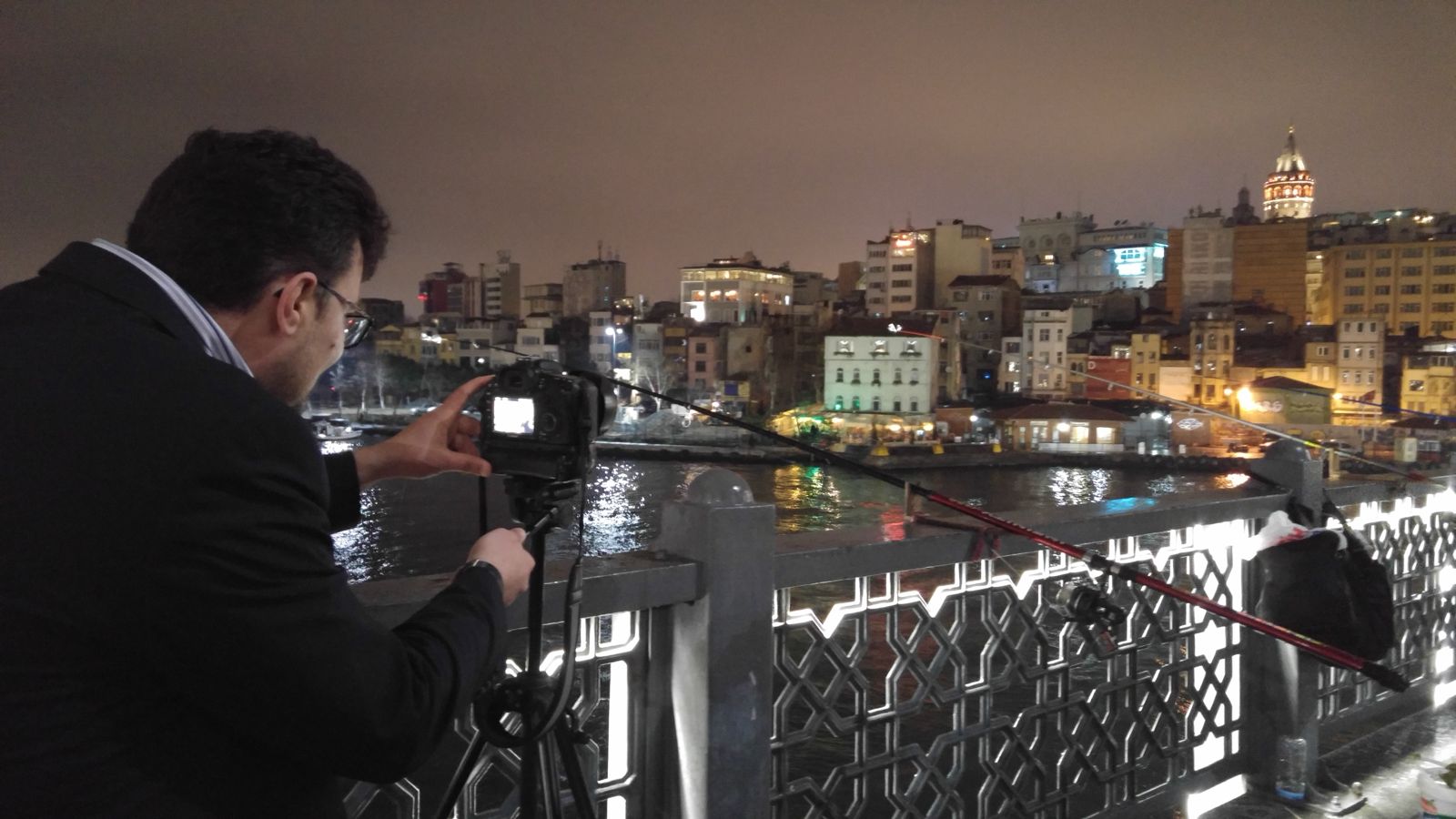 Mehmet Akif Aldoğan saha çekiminde